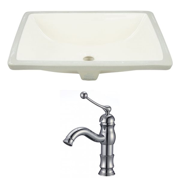 American Imaginations 20 75 In W Rectangle Undermount Sink Set With 1   330599647 MainImage 001 L 