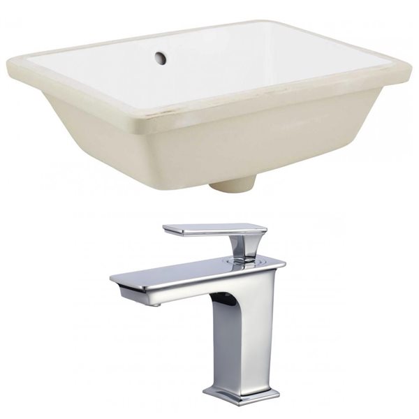 American Imaginations 18 25 In W Rectangle Undermount Sink