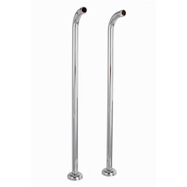 Cheviot Free Standing Heavy Duty Water Supply Lines - Chrome