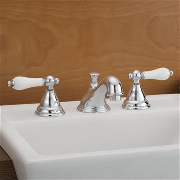 Cheviot Bathroom Sink Faucet with Lever Handles - Chrome