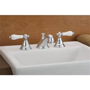 Cheviot Bathroom Sink Faucet with Lever Handles - Chrome
