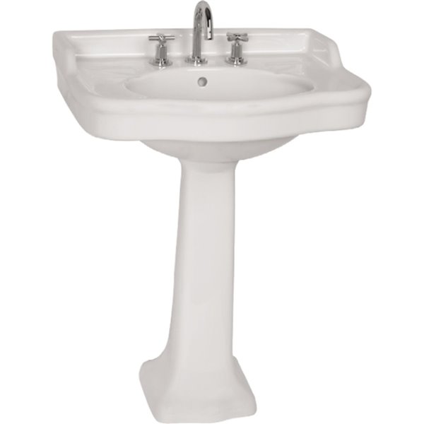 Cheviot Antique Console Bathroom Sink 28.38in White RONA