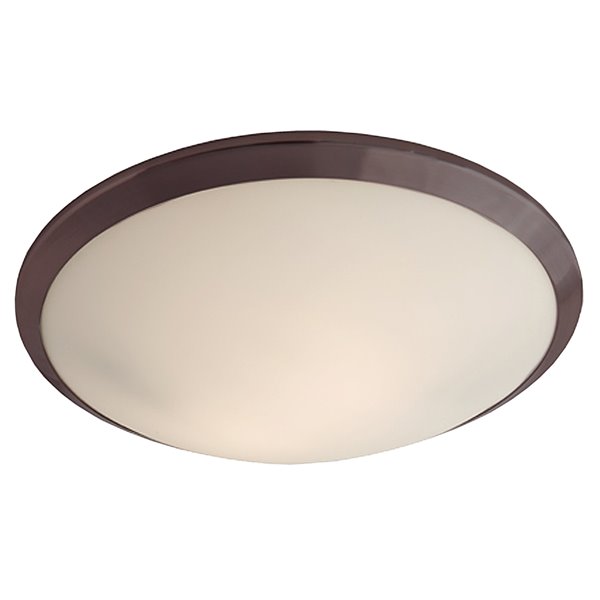 DVI Essex 2-Light Contemporary Ceiling Light - 16-in - Oil Rubbed Bronze