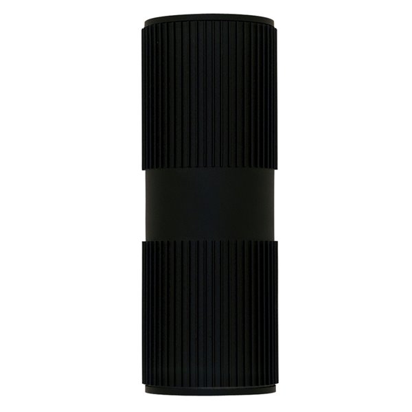 DVI Summerside 2-Light Hardwired Outdoor Wall Sconce - 11.75-in - Black