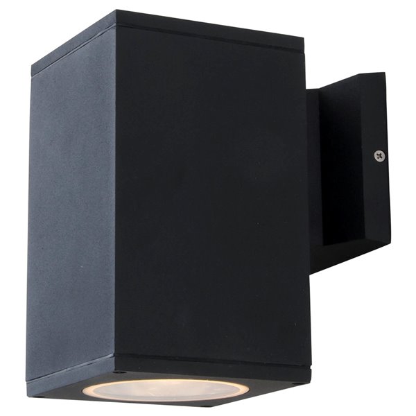 DVI Summerside Hardwired Outdoor Wall Sconce - 8-in - Black