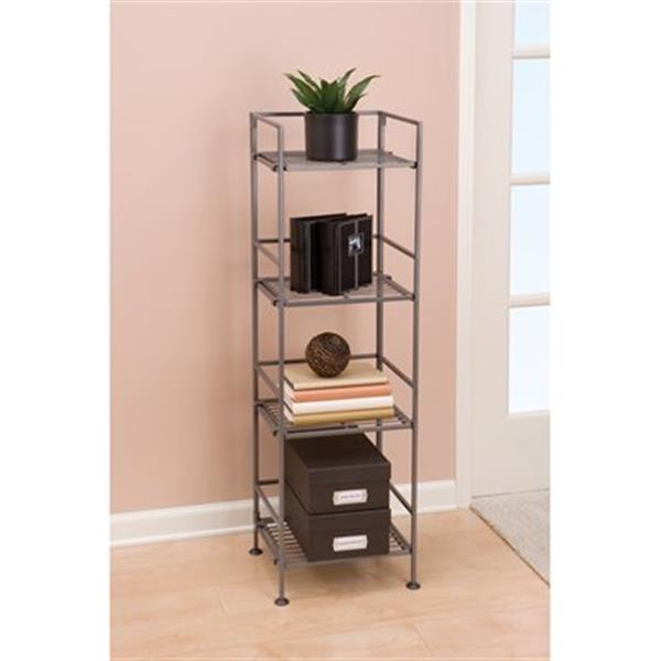Vancouver Classics SHE04125B 4Tier Iron Folding Shelf,SHE04 RONA