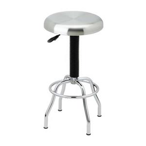 Vancouver Classics Stainless Steel Top Pneumatic Work Stool,