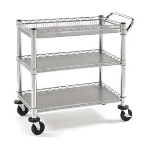Vancouver Classics SHE99307ZB 3-Shelf Heavy-Duty Utility Car