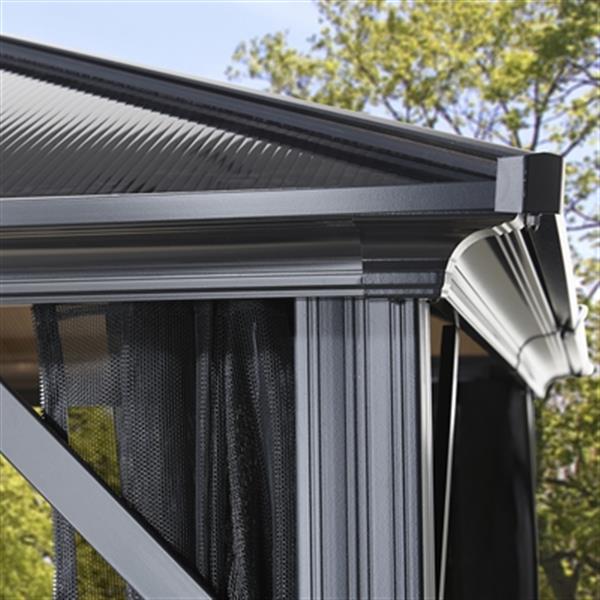 Sojag Meridien Aluminum Sun Shelter 10ft x 14ft 5008162943 RONA