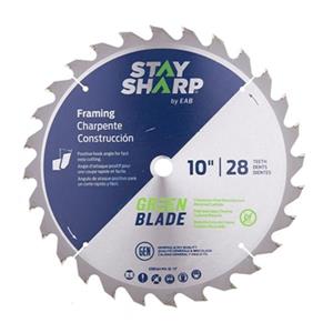 EAB Tool Co. 10-in Carbide Green Framing Saw Blade-2110716