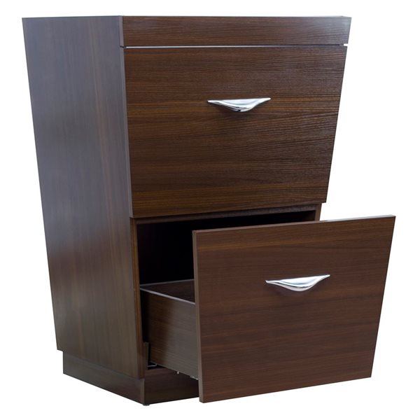 American Imaginations Vee 23.25-in Brown Bathroom Vanity Cabinet Set