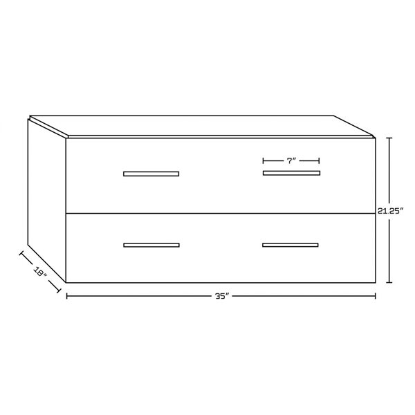 American Imaginations Xena 35.5-in Dawn Grey Single Sink Bathroom Vanity with White Ceramic Top