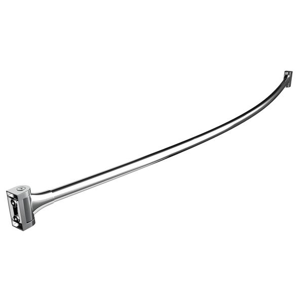 Frost Curved Shower Rod 60 In 1145crv, Curved Shower Curtain Rod Instructions
