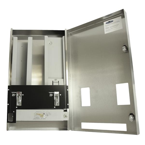 Frost Surface Feminine Product Vendor - $0.50 - Stainless Steel