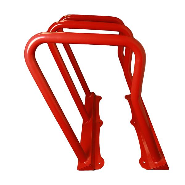 Frost Bike Rack - 6 Bikes - Red