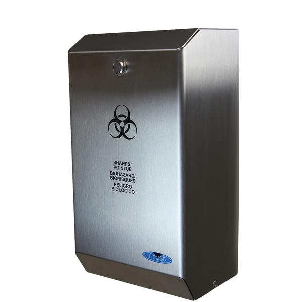 Frost Biomedical Disposal Receptacle - Stainless Steel