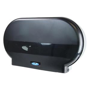 Frost Jumbo Double Roll Toilet Paper Dispenser - Black