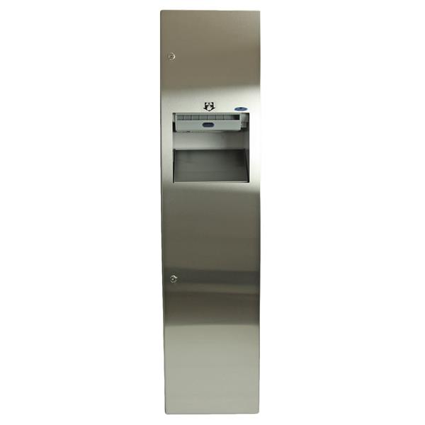 Frost Paper Towel Dispenser And Disposal - Stainless steel