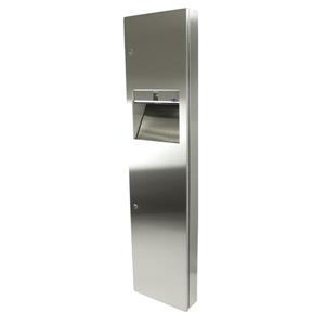 Frost Paper Towel Dispenser And Disposal - Stainless steel