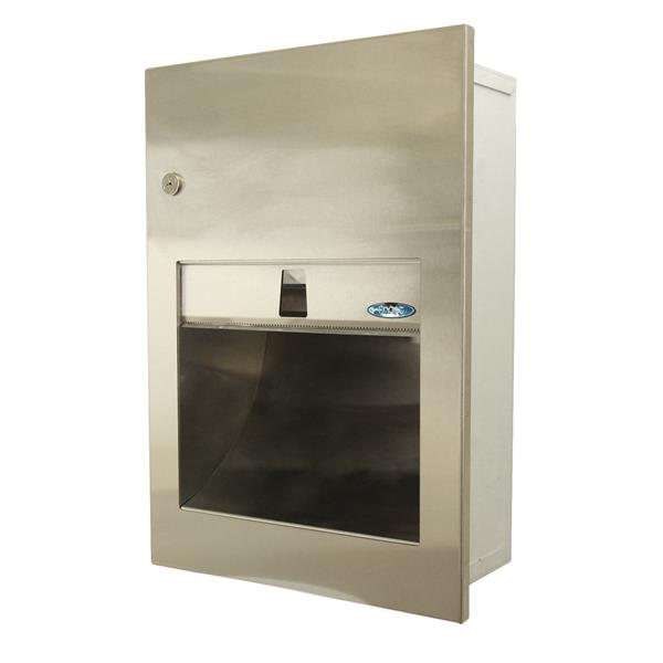 Frost Recessed Paper Towel Dispenser - Stainless steel