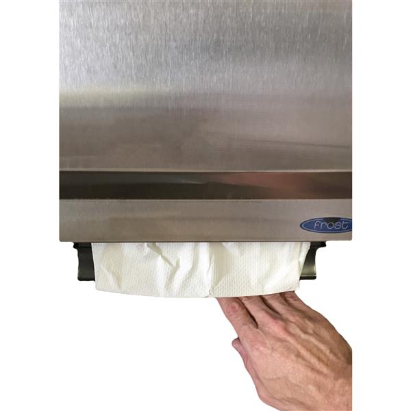 Frost Push Bar Paper Towel Dispenser - Stainless steel