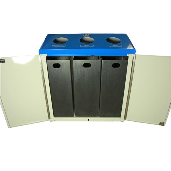 Frost Recycling Station Floor Standing - Grey and Blue