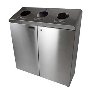 Frost Stainless Steel Floor Standing Recycling Station