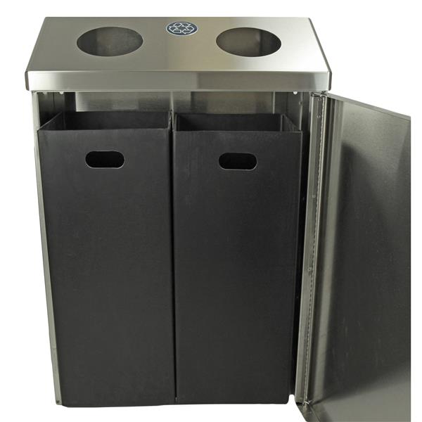 Frost Stainless Steel Wall Mount Recycling Station