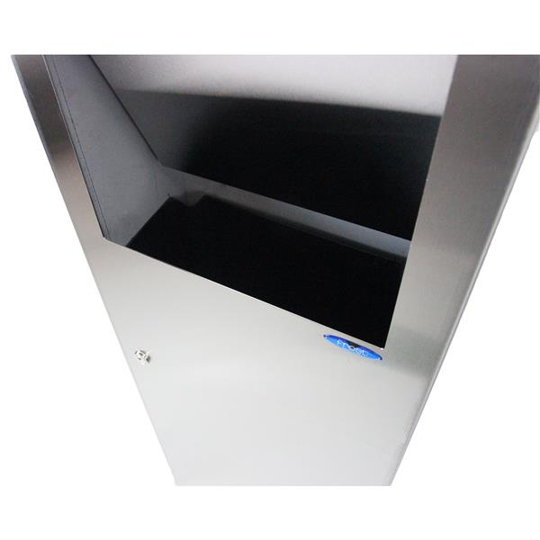 Frost Recessed Waste Receptacle - Stainless Steel