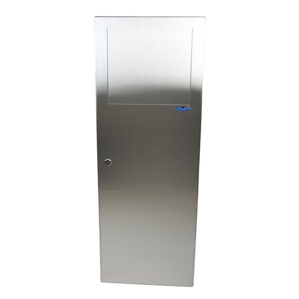 Frost Semi-Recessed Waste Receptacle - Stainless Steel