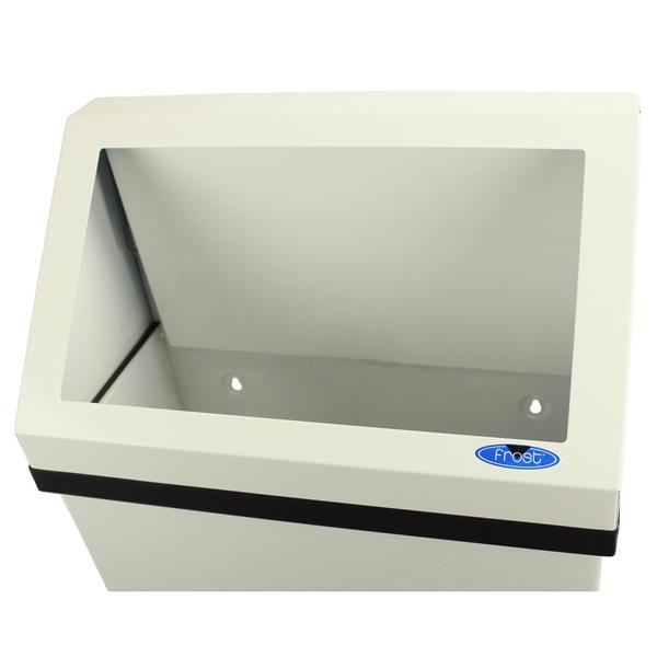 Frost White Wall Mounted Waste Receptacle