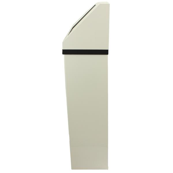 Frost White Wall Mounted Waste Receptacle