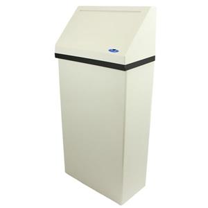 Frost White Wall Mounted Waste Receptacle