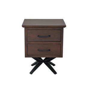 CDI Furniture Streamline Nightstand - 16" x 22" - Wood - Brown
