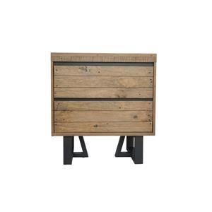 CDI Furniture Praire Nightstand - 24" x 26" - Wood - Natural