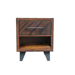 CDI Furniture Avalon Nightstand - 22" x 26" - Wood - Tobacco