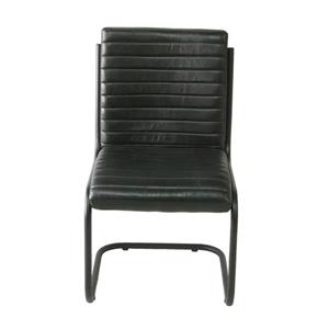 CDI Furniture Nevis Chair - 22.5" x 34.5" - Leather - Black