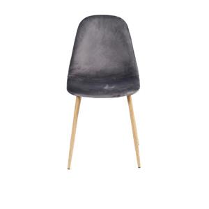 CDI Furniture Harper Chair - 16.93" x 34.65" - Velvet - Black