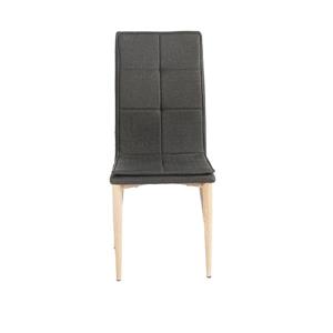 CDI Furniture Harper Chair - 17.32" x 39.37" - Polyester - Gray