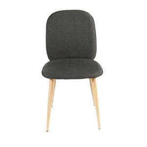 CDI Furniture Harper Chair - 17.72" x 32.28" - Polyester - Gray