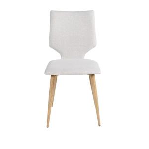 CDI Furniture Harper Chair - 16.93" x 33.07" - Polyester - White