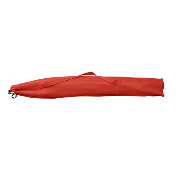 CorLiving 7.5ft UV and Wind Resistant Beach Umbrella in Crimson Red