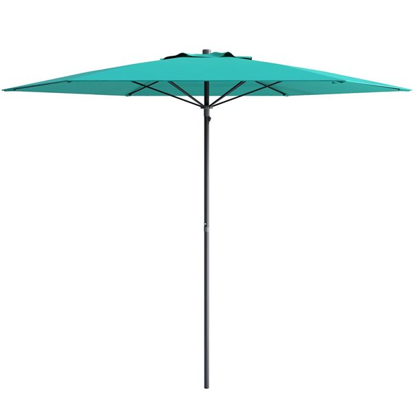 Corliving Uv And W D Resistant Patio Umbrella Blue Ppu 660 U Rona