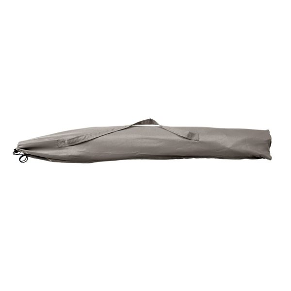 CorLiving 7.5ft UV and Wind Resistant Beach Umbrella in Sand Grey