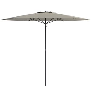 CorLiving 7.5ft UV and Wind Resistant Beach Umbrella in Sand Grey