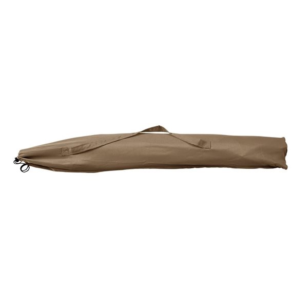 CorLiving 7.5ft UV and Wind Resistant Beach Umbrella in Sandy Brown