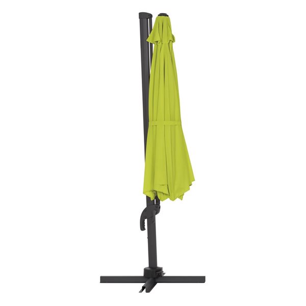 Corliving Deluxe Offset Patio Umbrella Lime Green Ppu 540 U Rona