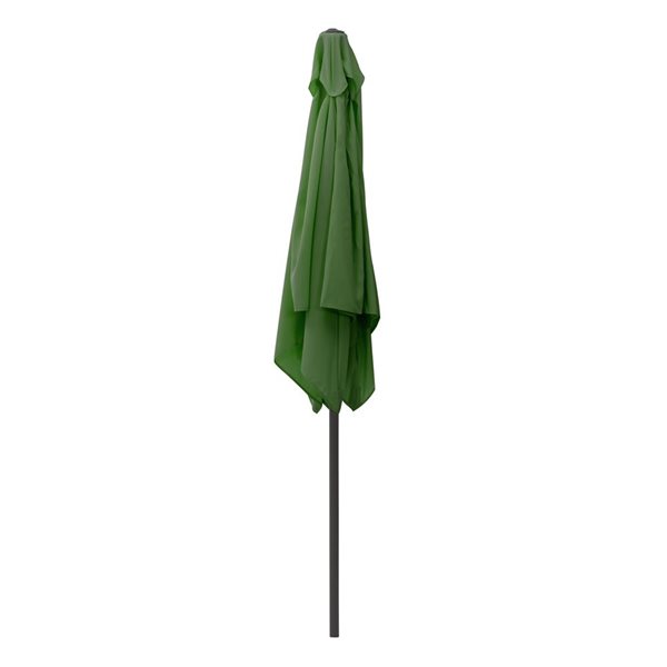 CorLiving 300-Series 9ft Square Tilting Patio Umbrella in Forest Green