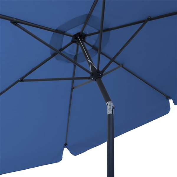 CorLiving 10Ft Tilting Patio Umbrella in Cobalt Blue