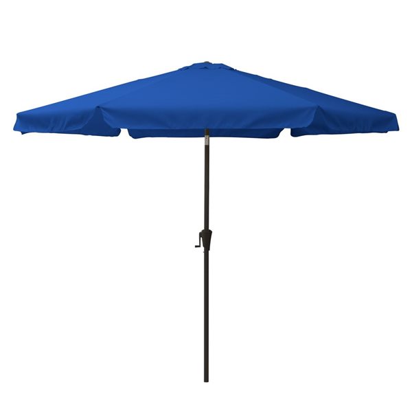 CorLiving 10Ft Tilting Patio Umbrella in Cobalt Blue